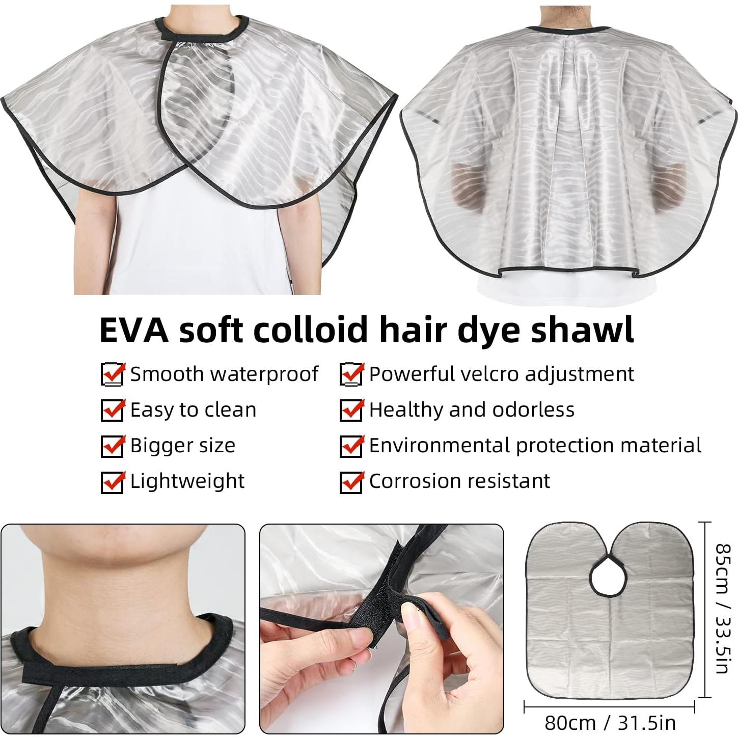 Kit de Coloración de Cabello ROOHUA 16 Piezas Reutilizables