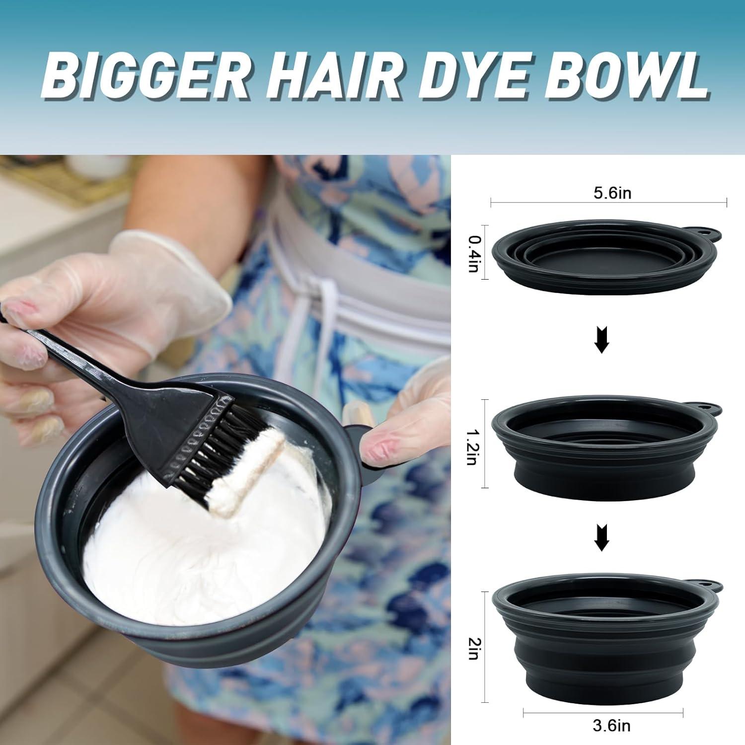 Kit de decoloración de cabello Xarchy 10 piezas con brochas y tazón