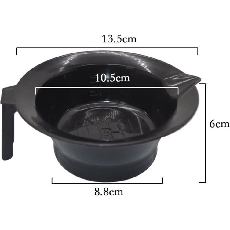 Tazón Aplicador Soft 'N Style para Queratina y Color, Negro