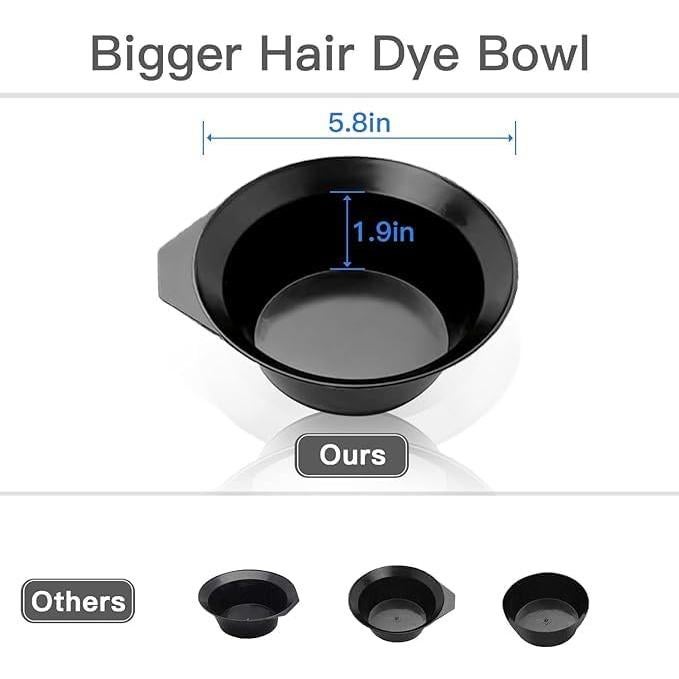 Kit de Coloración de Cabello 20 Pcs NOUSV - Brochas y Cuencos