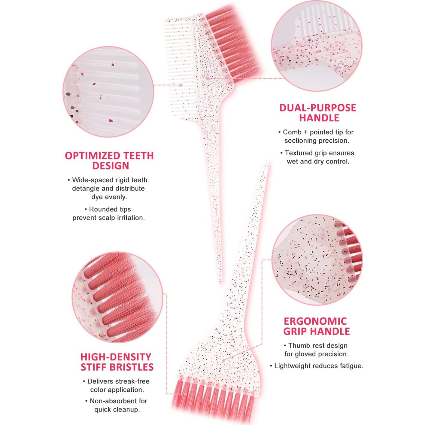 Kit de decoloración y tinte para cabello 19 piezas YOOVR