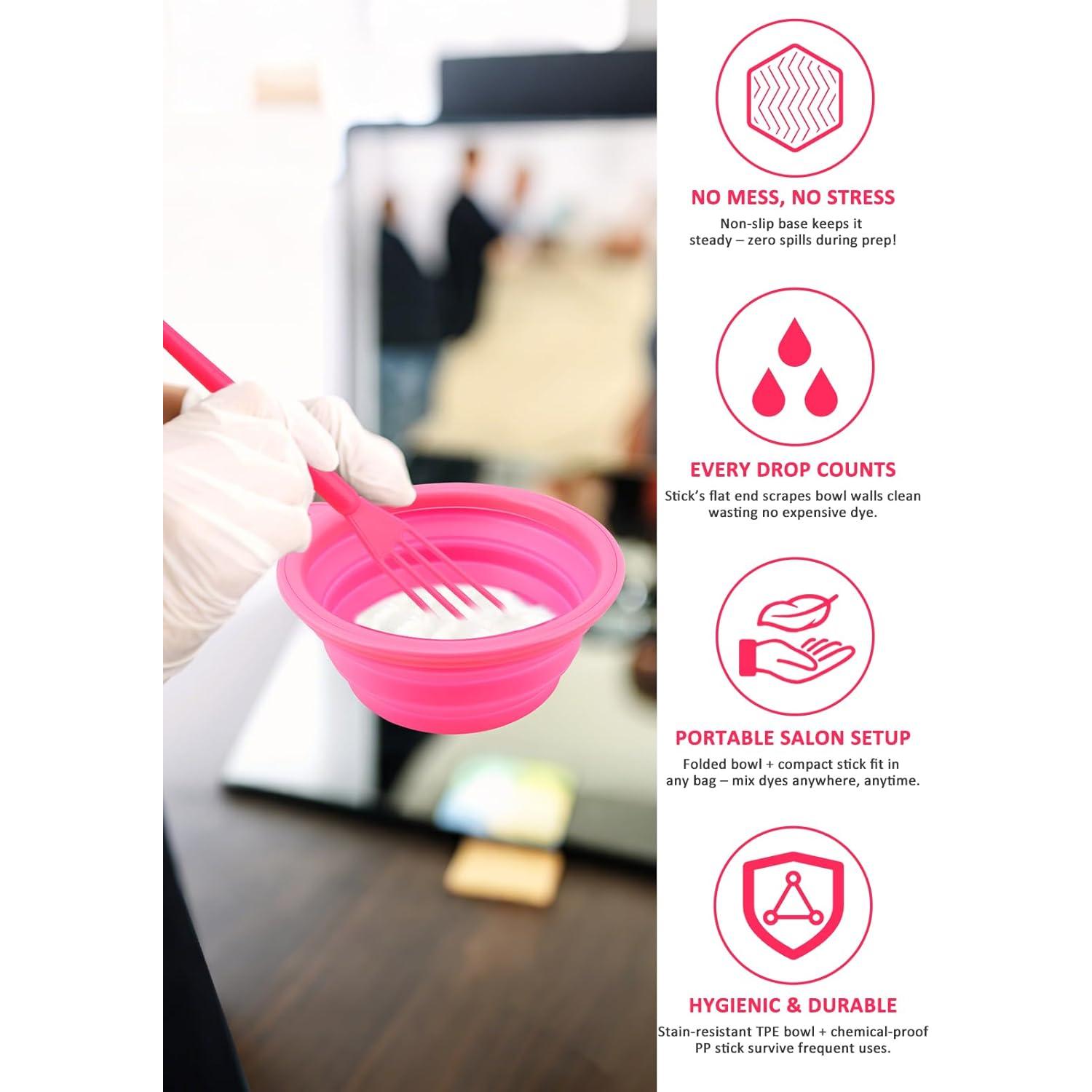 Kit de decoloración y tinte para cabello 19 piezas YOOVR