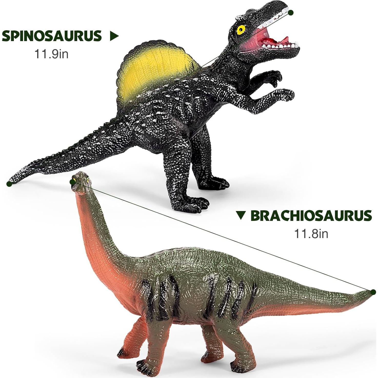 Juguetes de Dinosaurio Jumbo Kissdream 7 Piezas Realistas