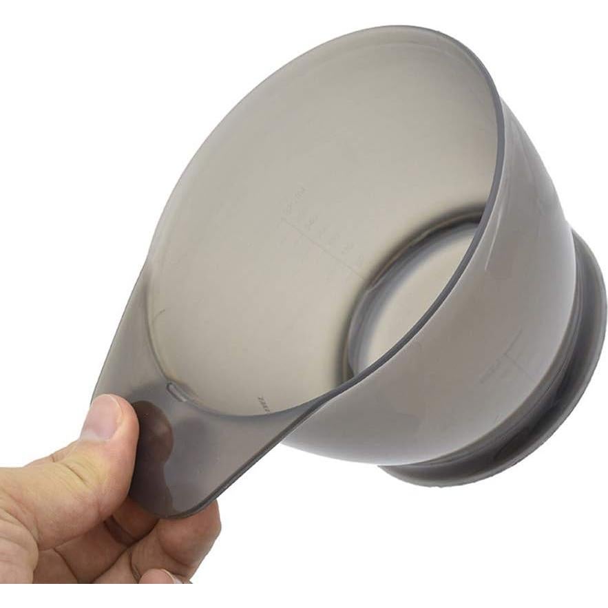 Tazones para Color de Cabello lasenersm - 2 Piezas, Negro Transparente