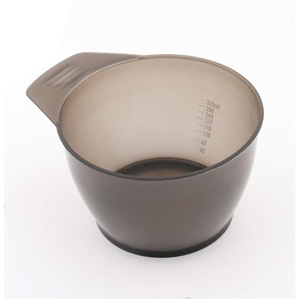 Tazones para Color de Cabello lasenersm - 2 Piezas, Negro Transparente