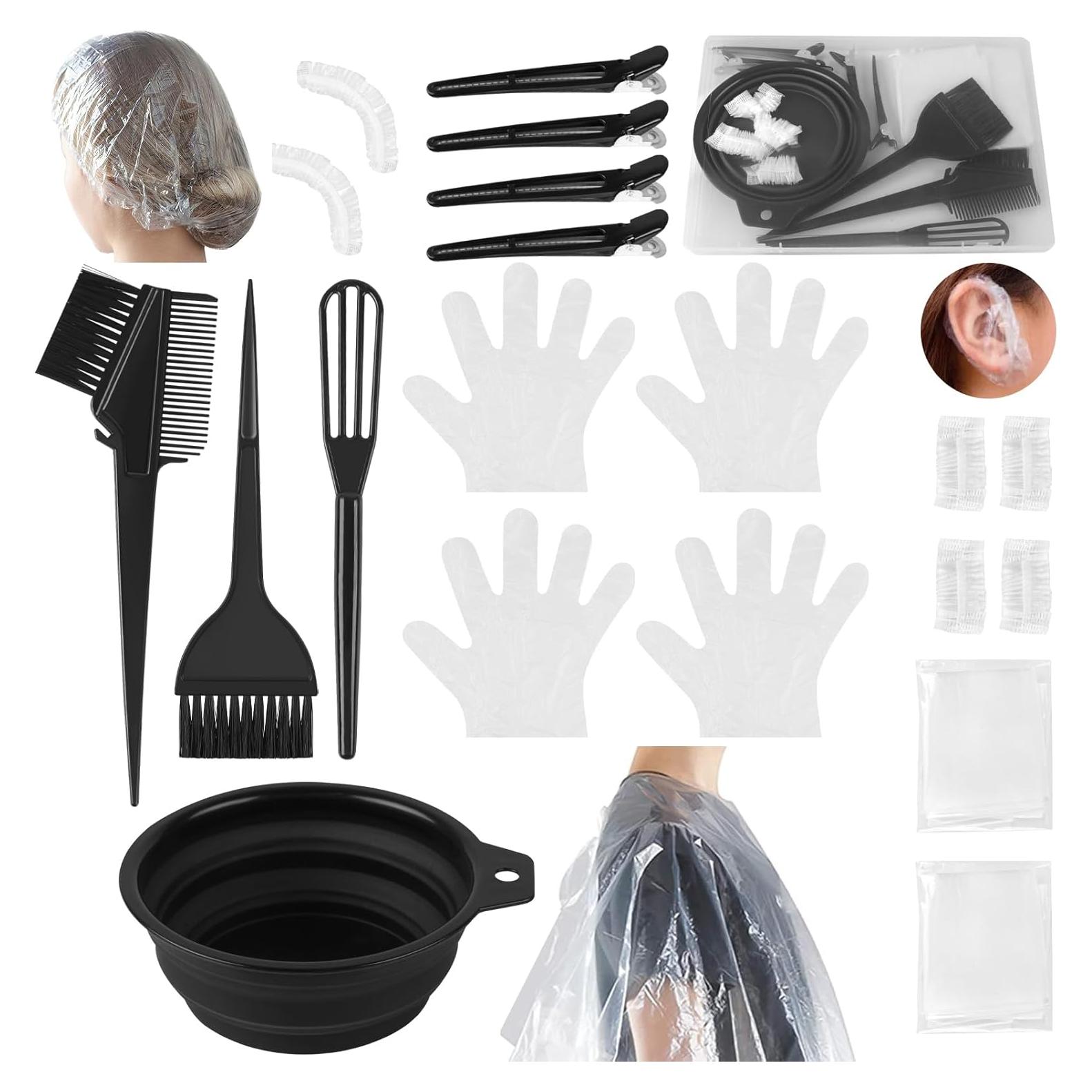 Kit de Tinte para Cabello Vivinin 18 Piezas con Brochas y Tazón