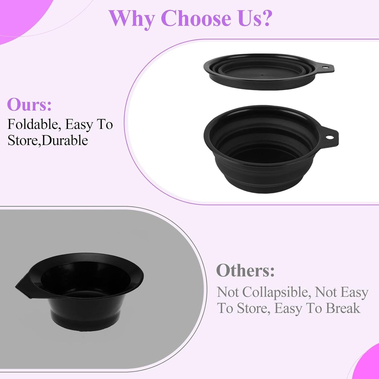 Kit de Tinte para Cabello Vivinin 18 Piezas con Brochas y Tazón