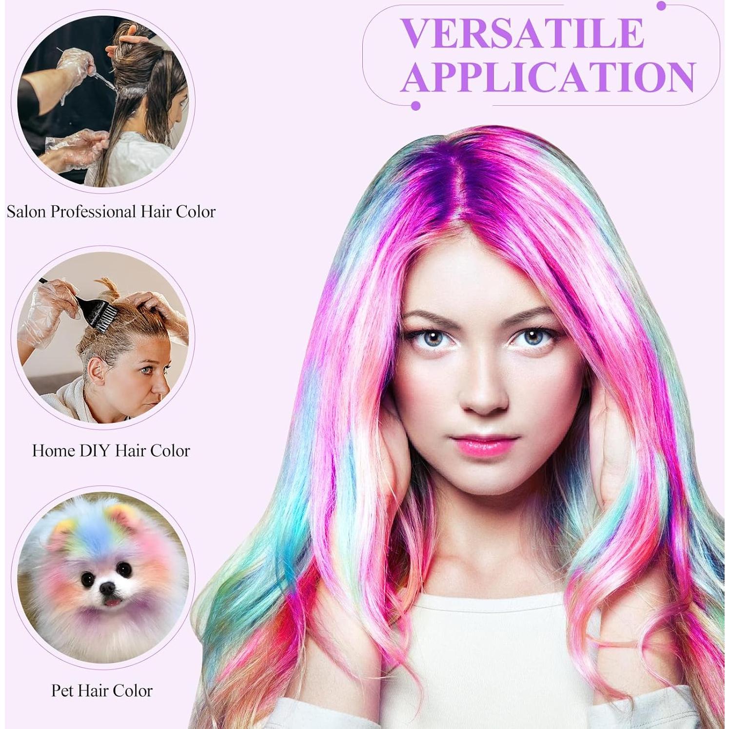 Kit de Tinte para Cabello Vivinin 18 Piezas con Brochas y Tazón
