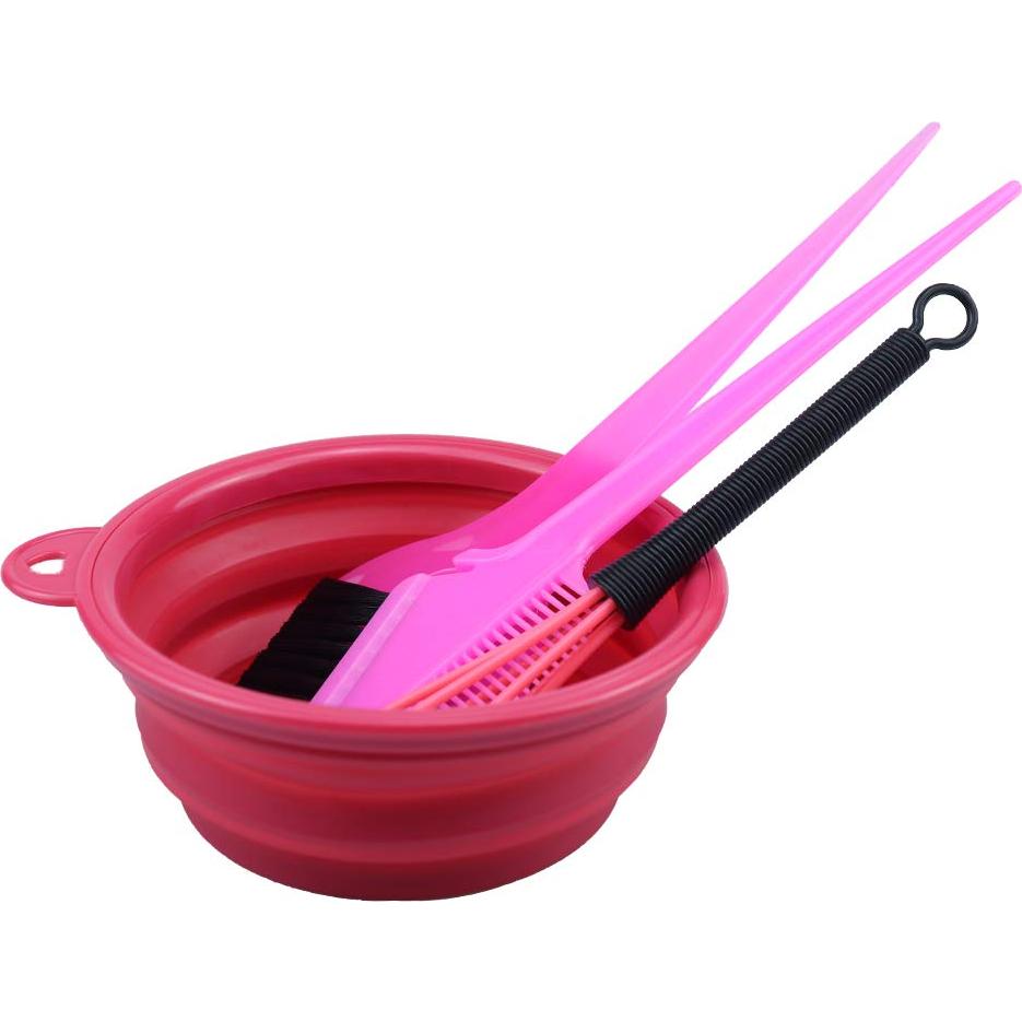 Kit de Tinte para Cabello KOENWEENI 4 Piezas Rosa