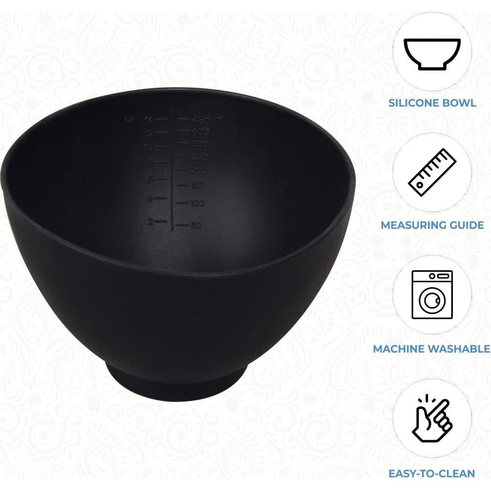 Tazón de Mezcla de Silicona ForPro 414 ml Negro Flexible