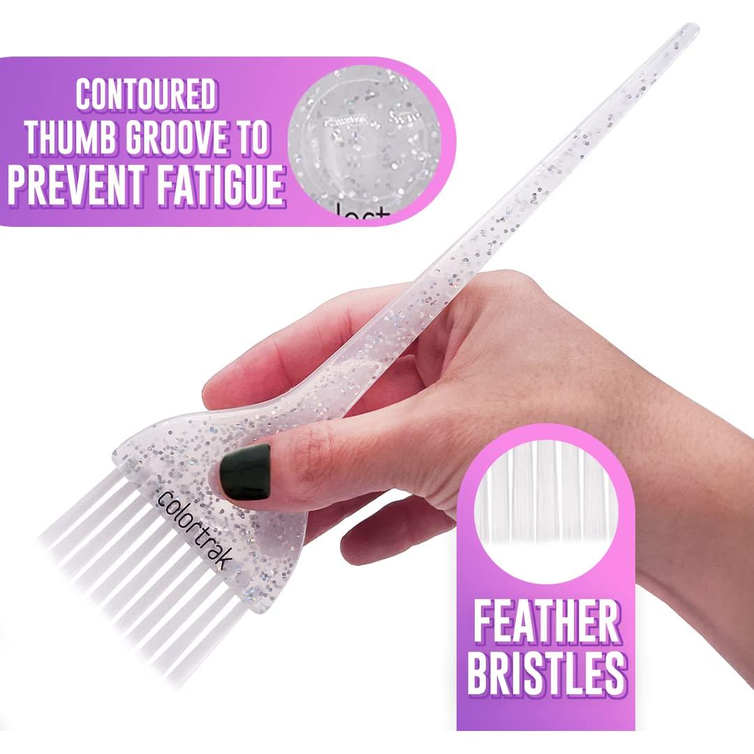 Pinceles de Color Glitter Galáctico Colortrak - 2 Piezas