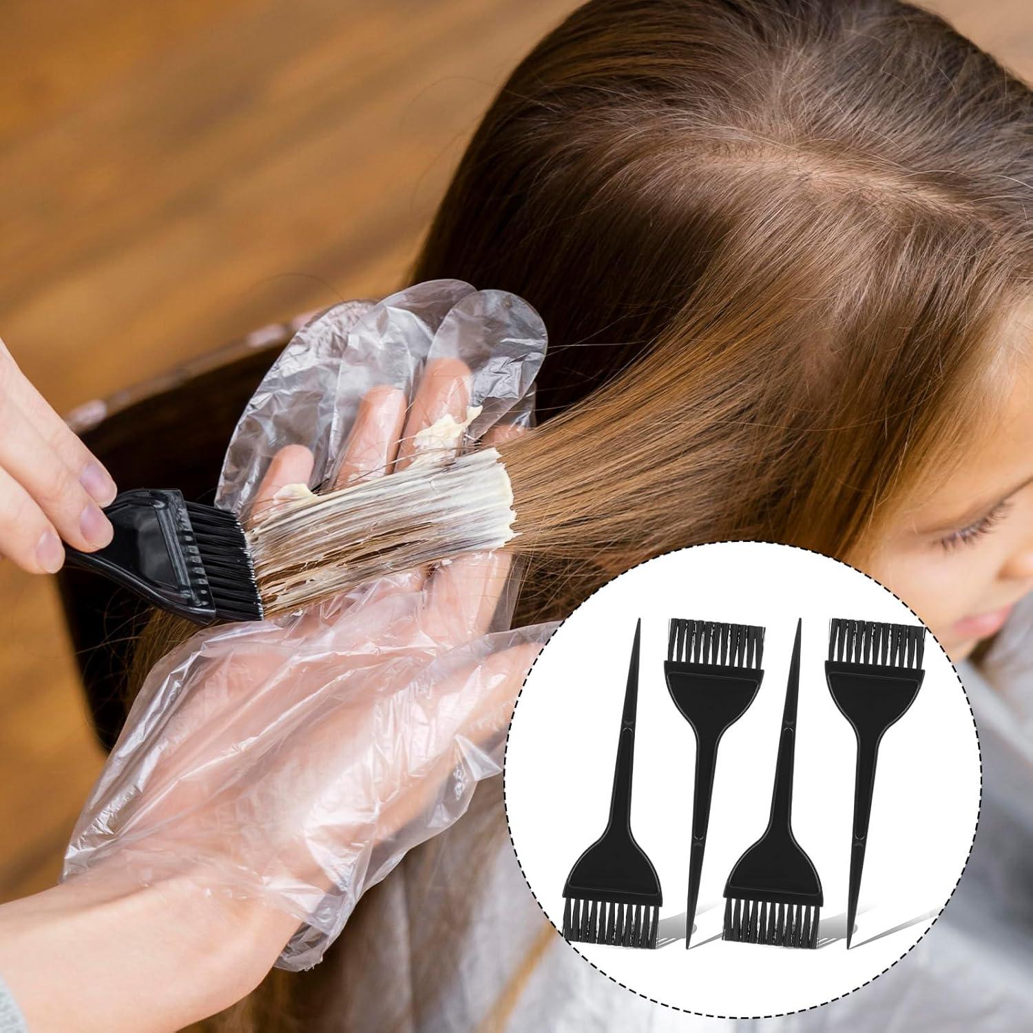 Juego de 4 Pinceles para Teñir el Cabello YQQYG - Negro