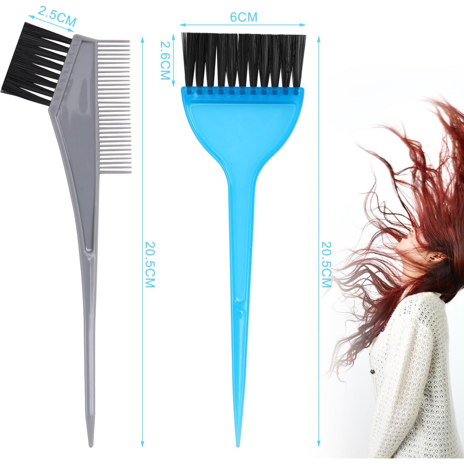 Brochas Profesionales para Tinte de Cabello Acooruiteng - 2 Pcs