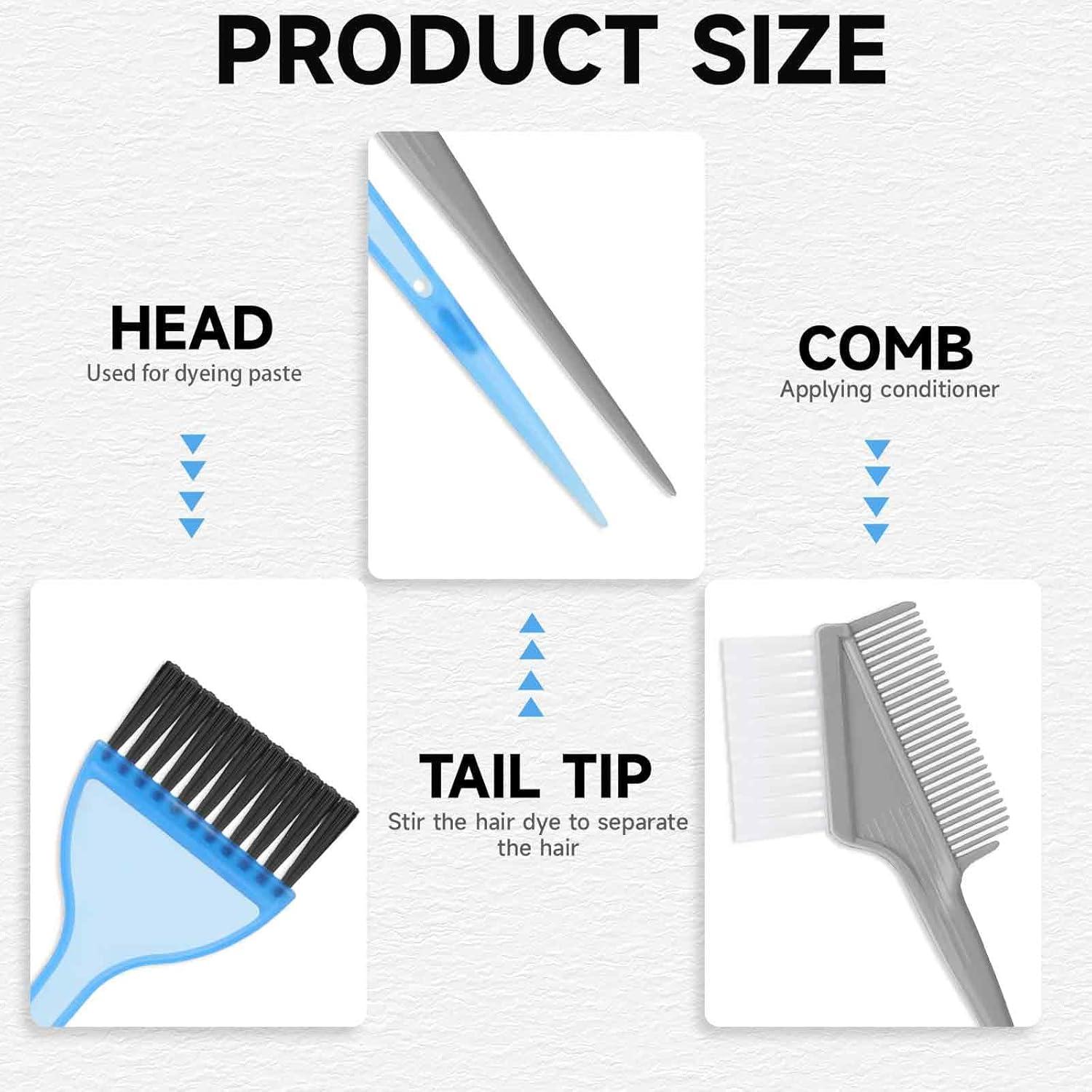 Kit de Brochas para Teñir el Cabello Sliverdew 2 Pcs