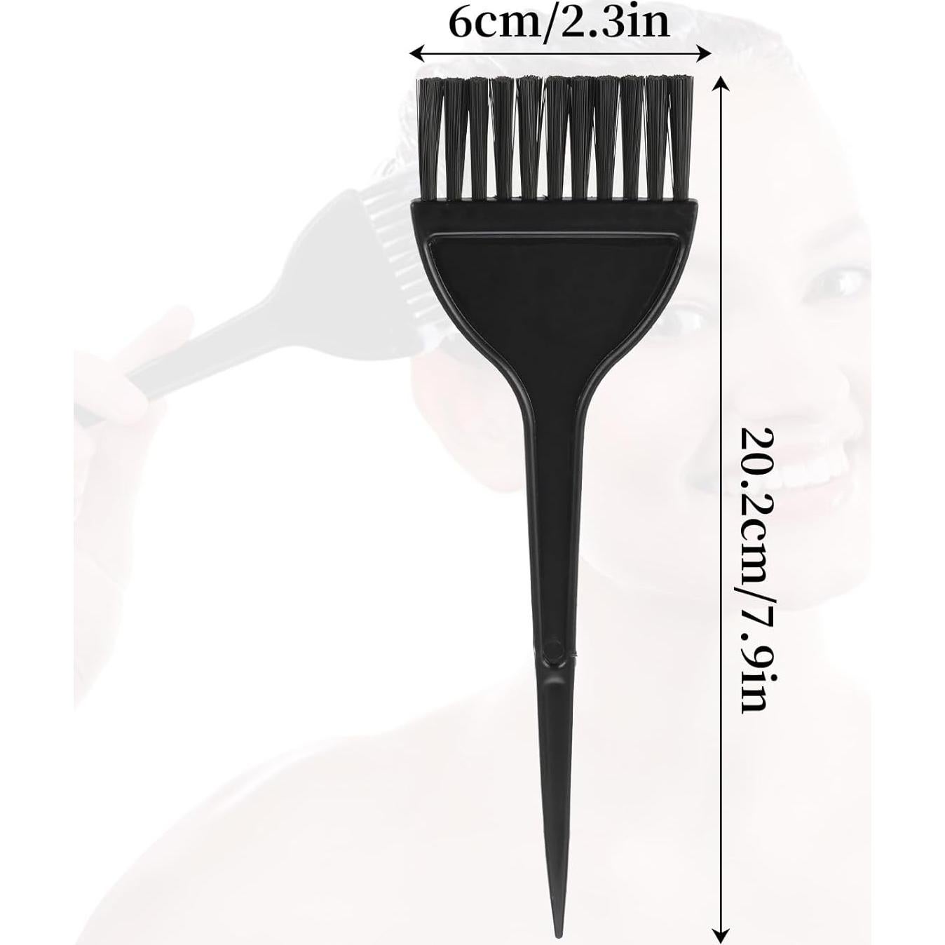 Kit de Brochas para Teñir el Cabello Bremorou - 3 Piezas