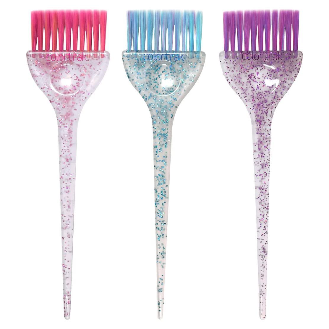 Set de 3 Pinceles de Color para Cabello Colortrak - Cerdas Suaves