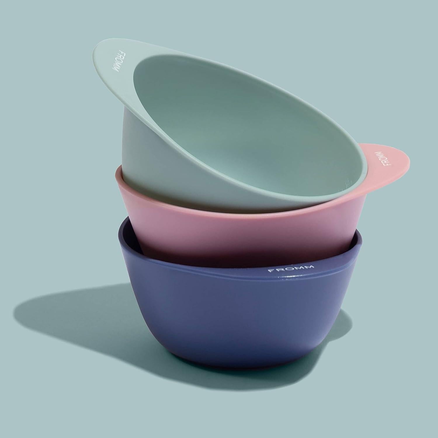 Tazones de Mezcla Fromm 10 oz Antideslizantes Paquete de 3