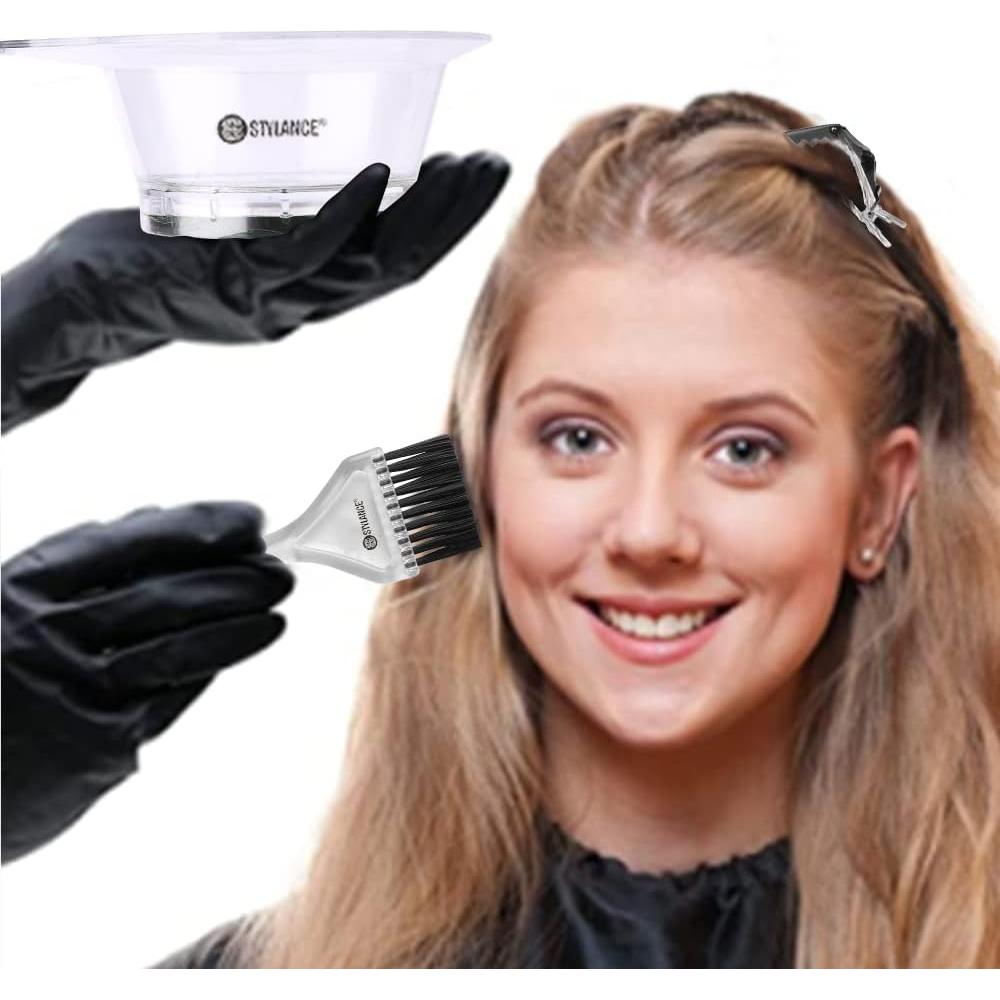 Kit de Tinte para Cabello Profesional Genérico 4 Piezas