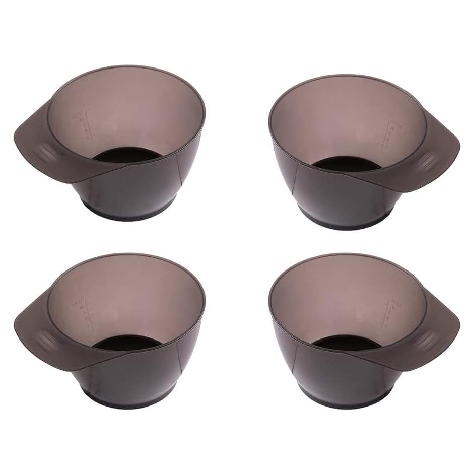 Cuencos de Mezcla para Tinte de Cabello GSHLLO - 4 Piezas Plástico