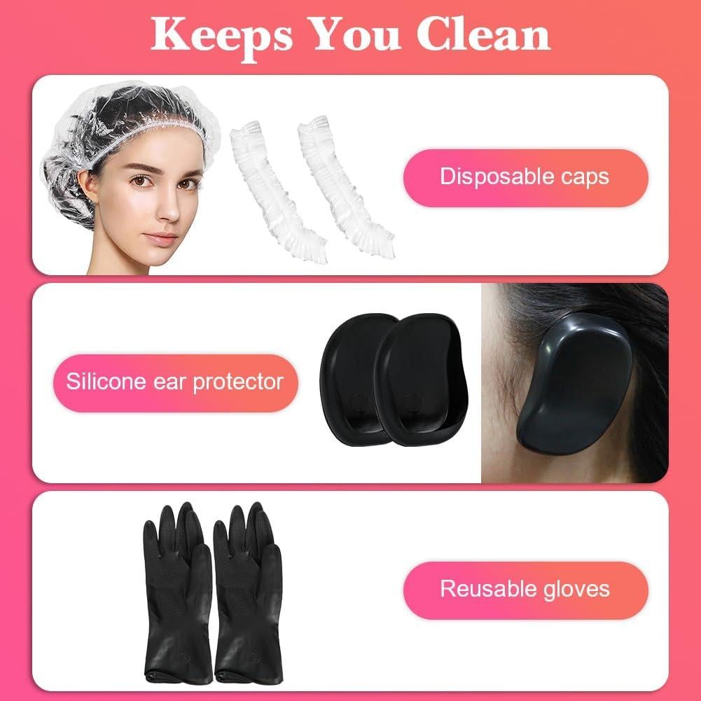 Kit de Coloración de Cabello MOONMINI 16 Piezas Profesional