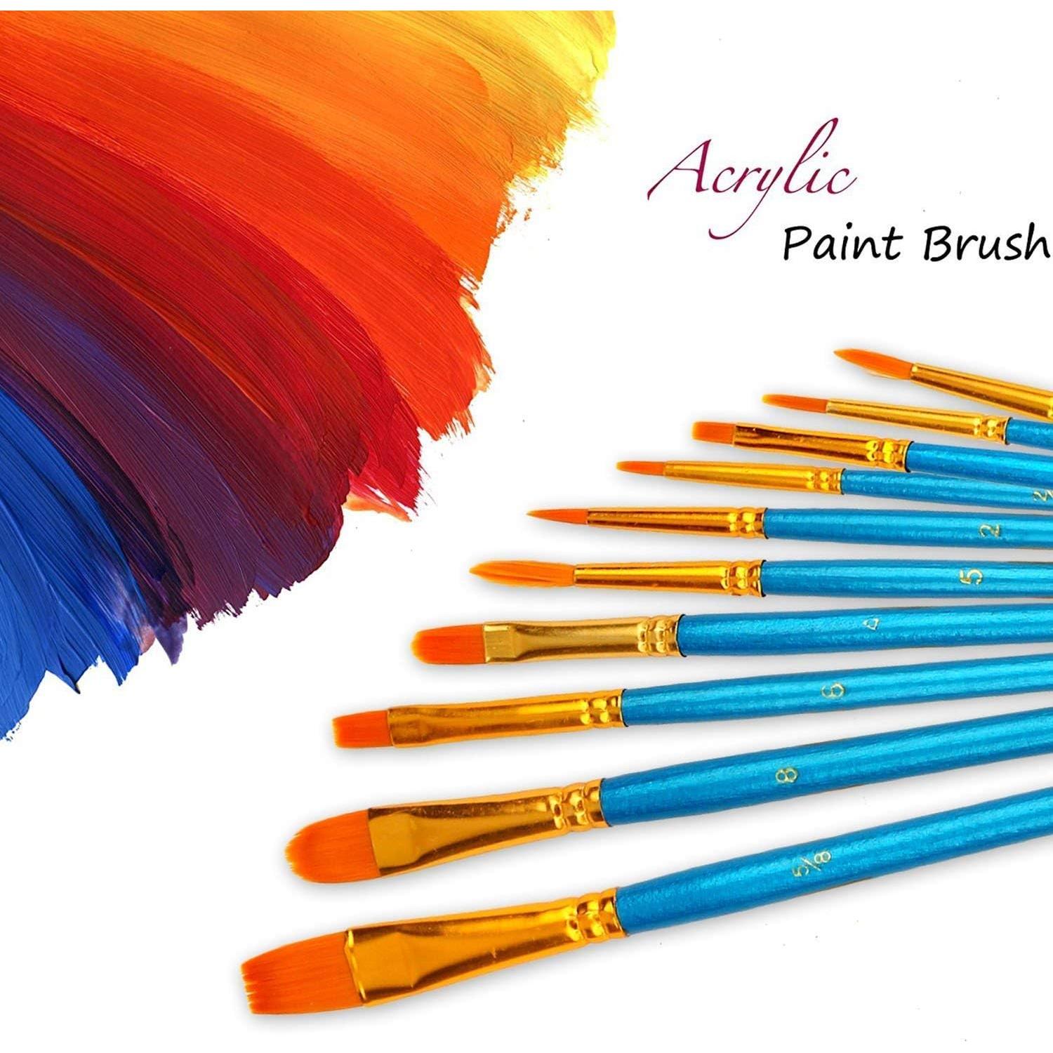 Conjunto de Pinceles Acrílicos Soucolor 20 Piezas para Artistas