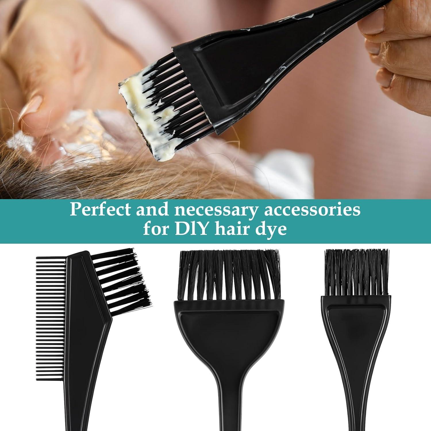 Set de 6 brochas para teñir Oruola - Color negro - Profesional