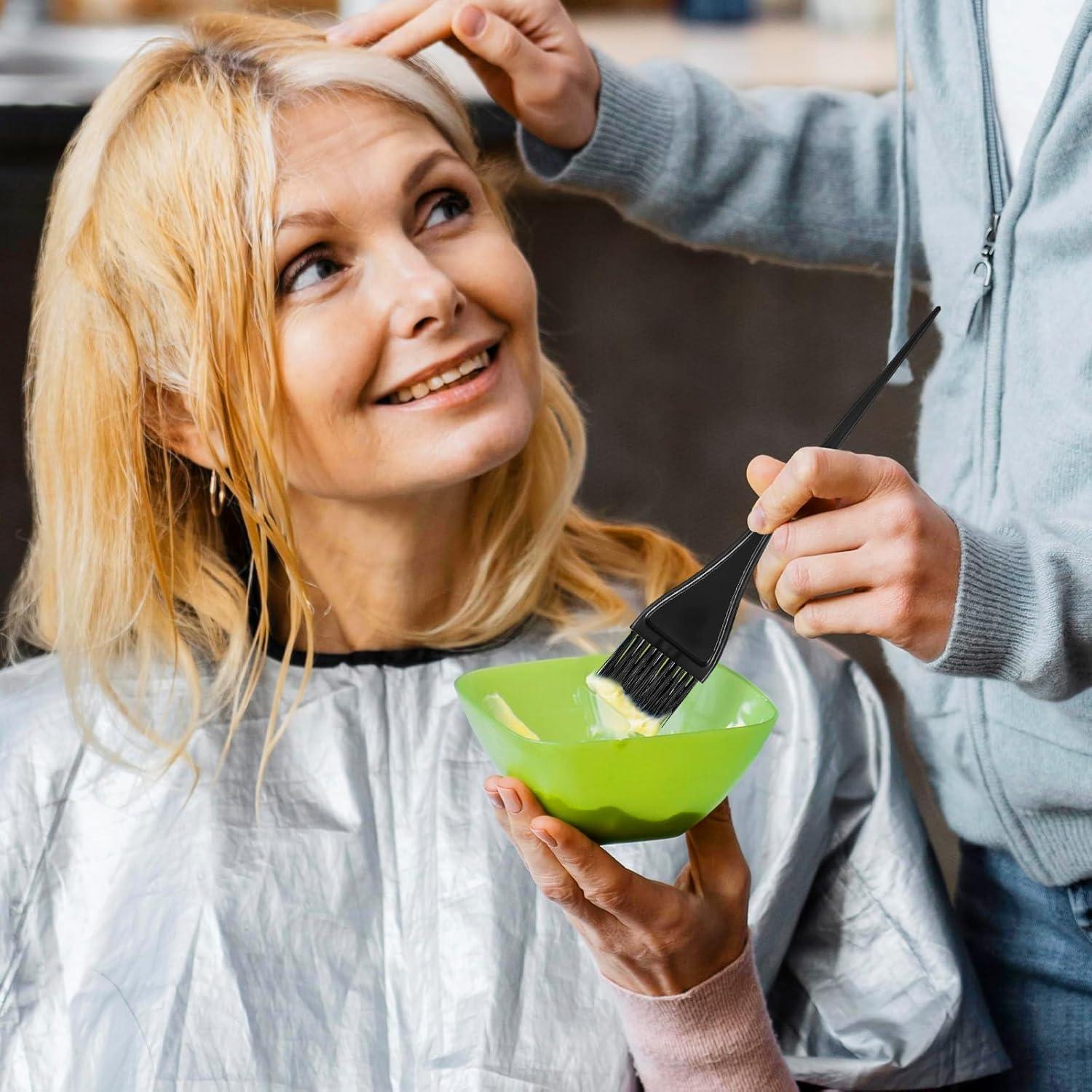 Set de 6 brochas para teñir Oruola - Color negro - Profesional