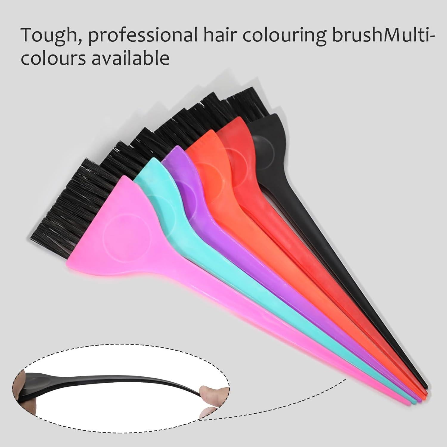 Set de 6 Brochas para Tinte de Cabello Ayzylpth - Colores Vibrantes