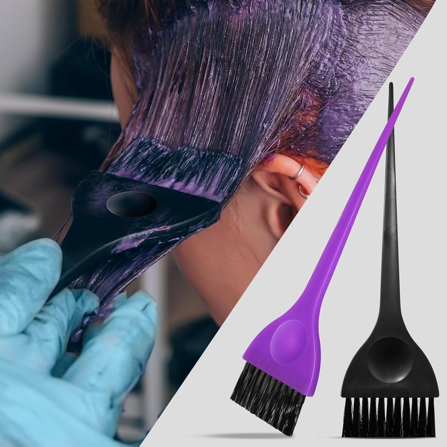 Set de 6 Brochas para Tinte de Cabello Ayzylpth - Colores Vibrantes