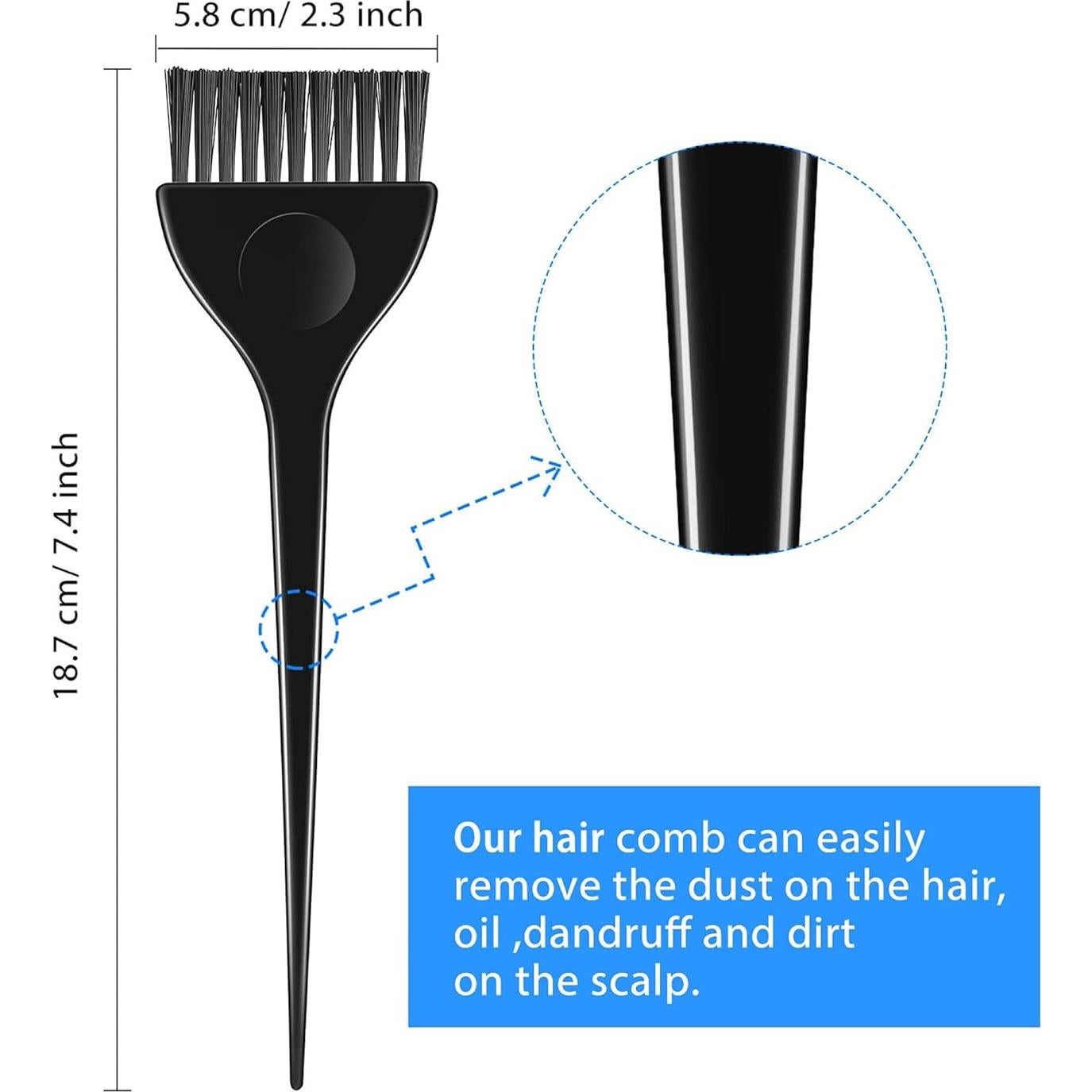 Conjunto de brochas para teñir Boao 6 piezas colores variados