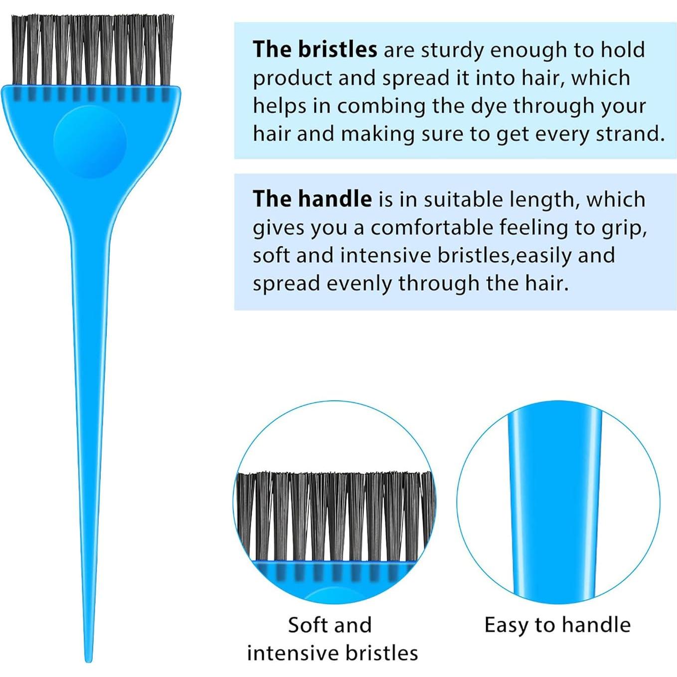 Conjunto de brochas para teñir Boao 6 piezas colores variados