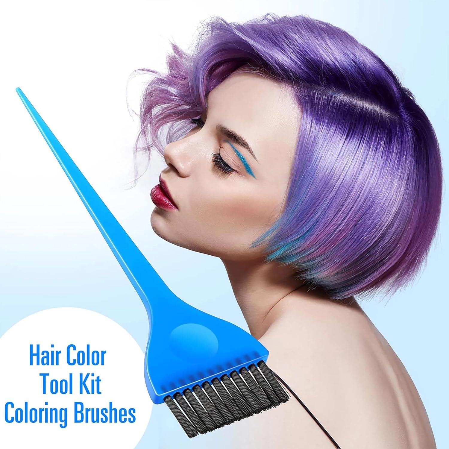 Conjunto de brochas para teñir Boao 6 piezas colores variados