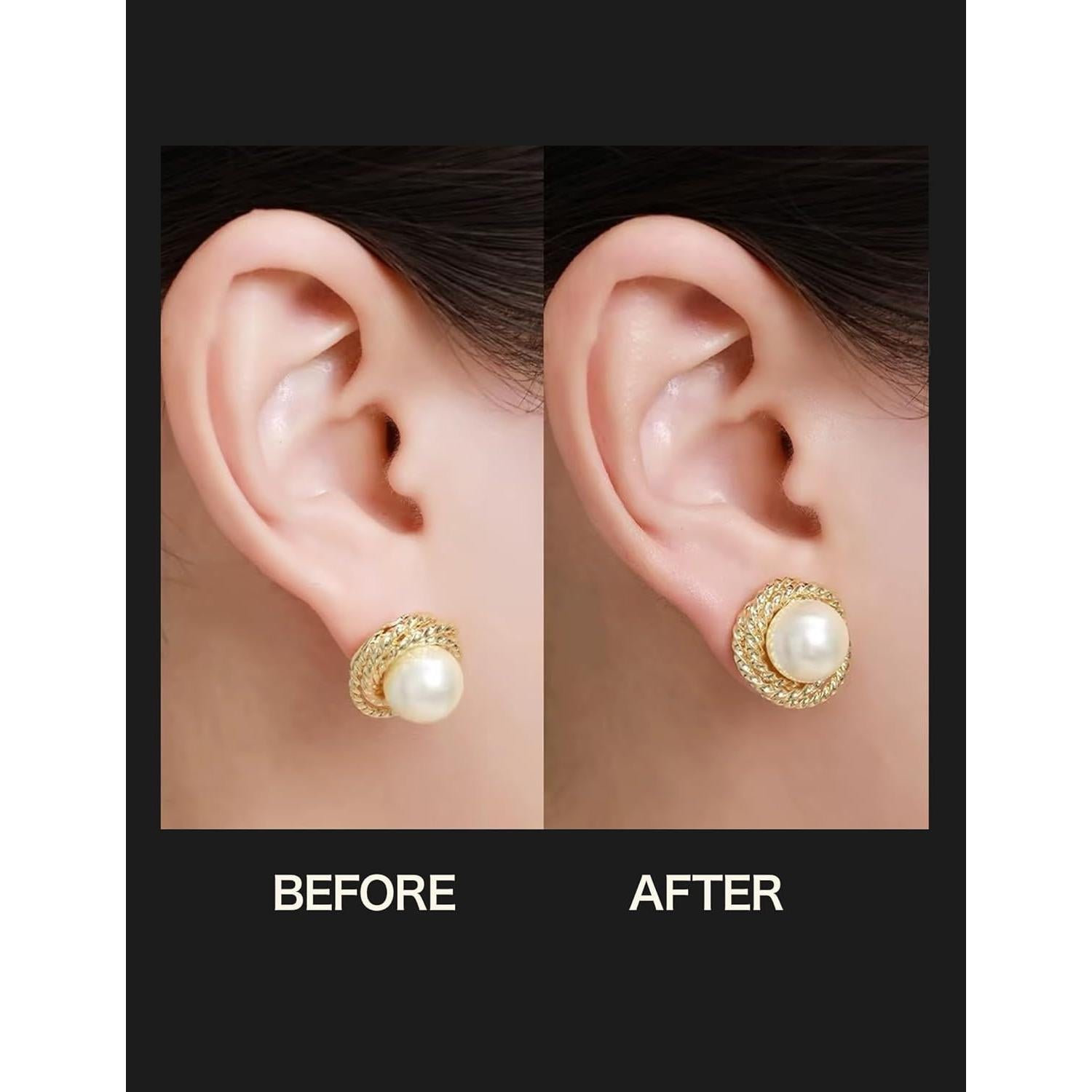 Resortes para Pendientes INUSO Baño de Oro 18K 4PCS Grandes