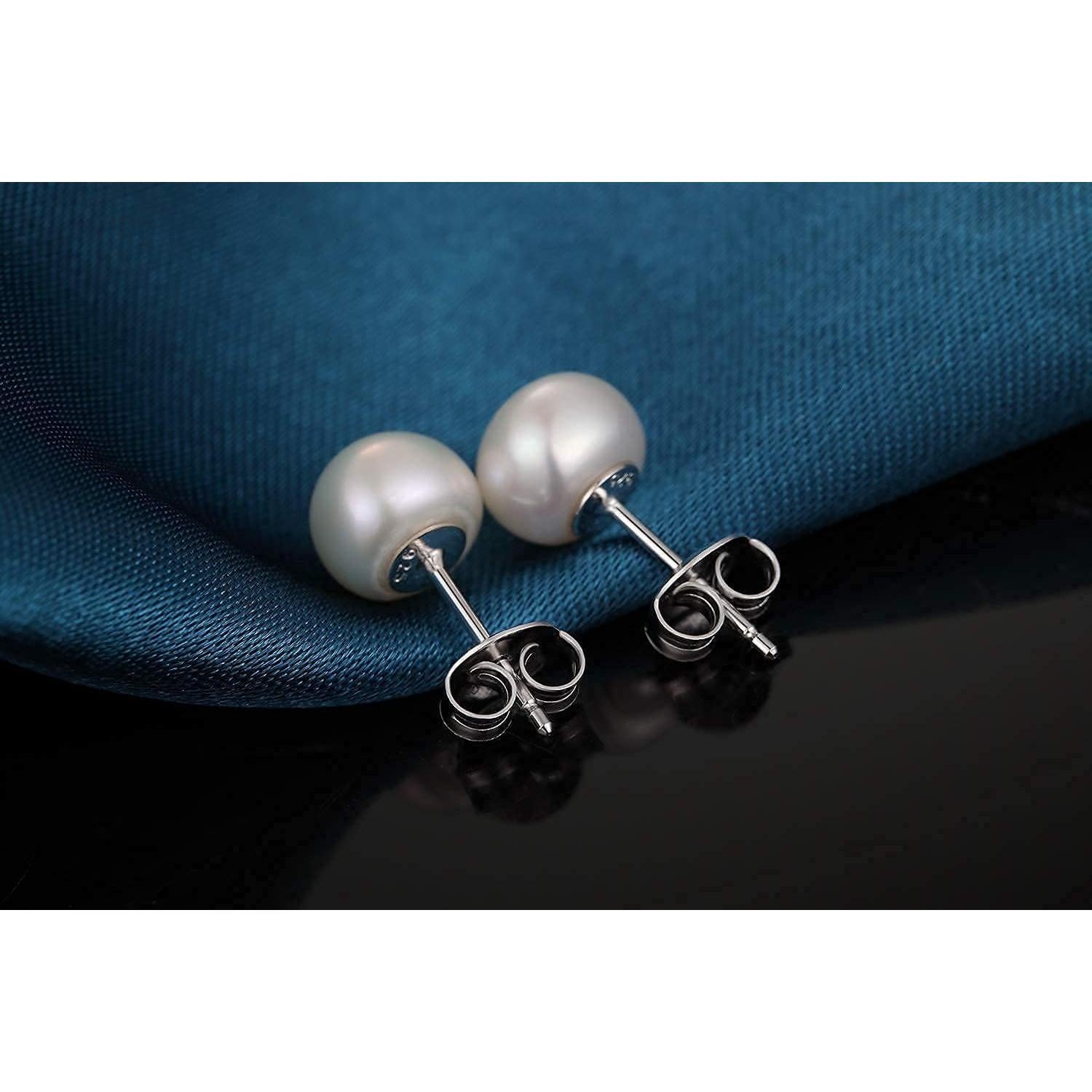 12 Piezas Respaldos de Aretes Plata 925 Baño Oro 18K Hipoalergénico