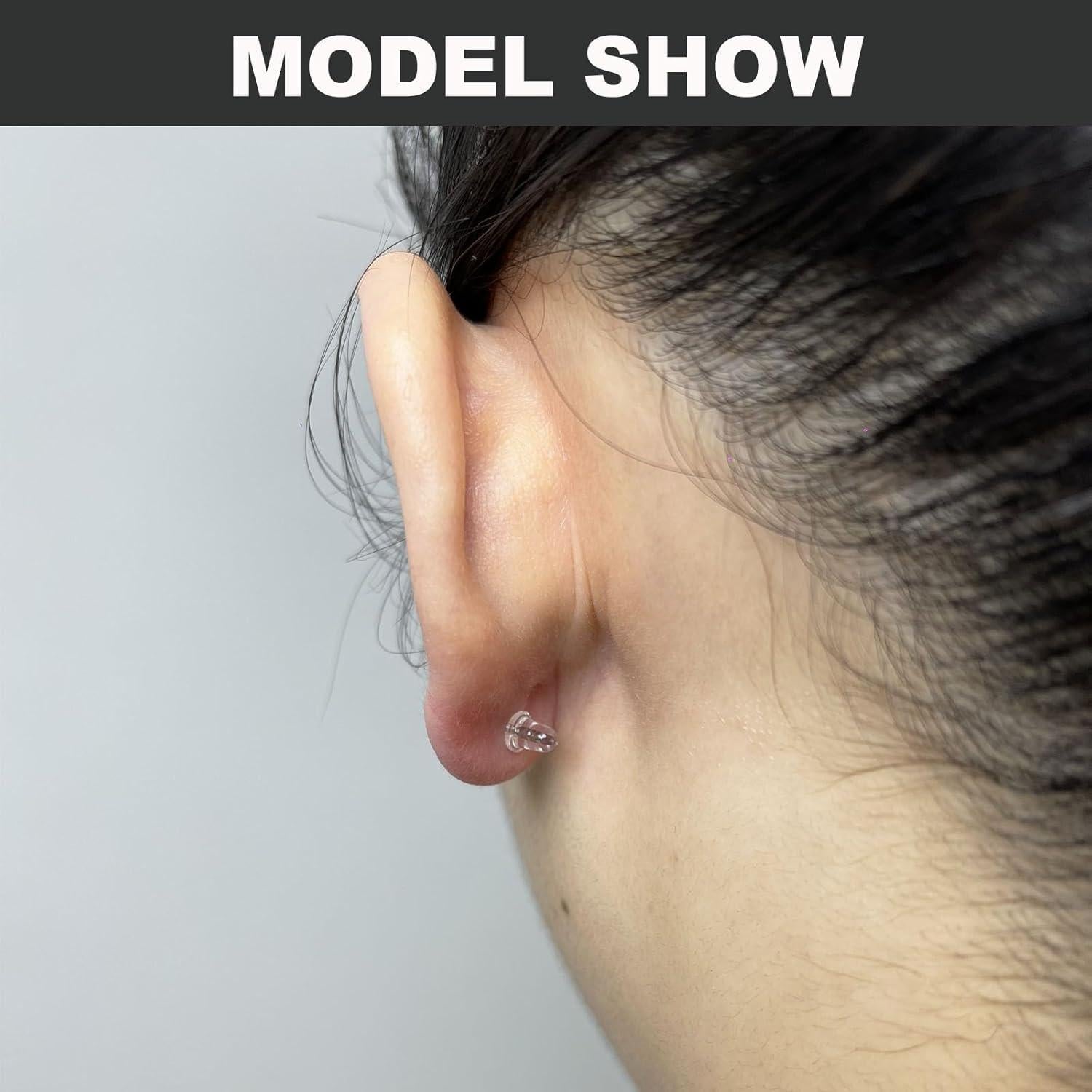 600 Respaldos de Aretes Silicona Hipoalergénica Formulen