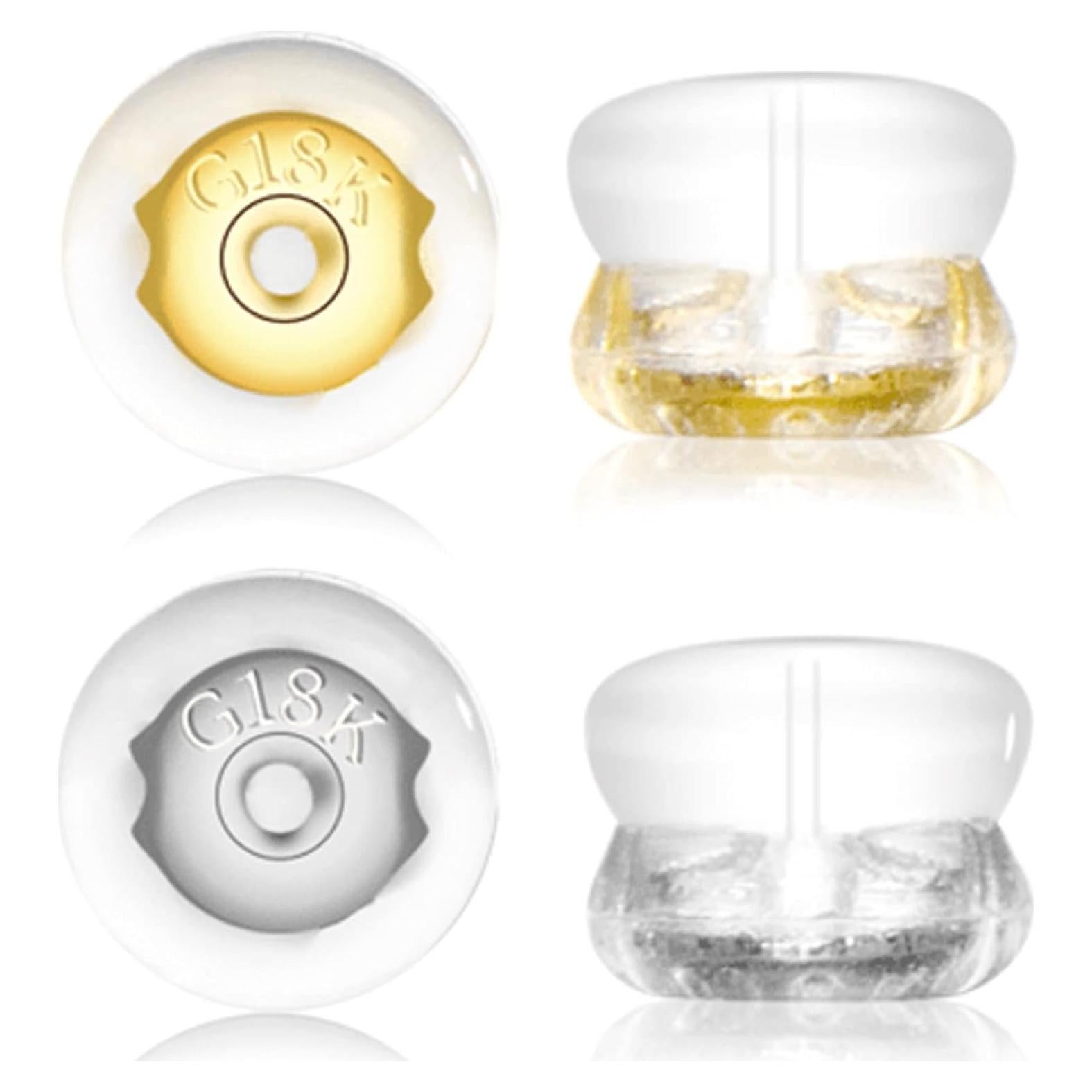 Resortes de Silicona Hipoalergénicos DSOMHZ para Pendientes