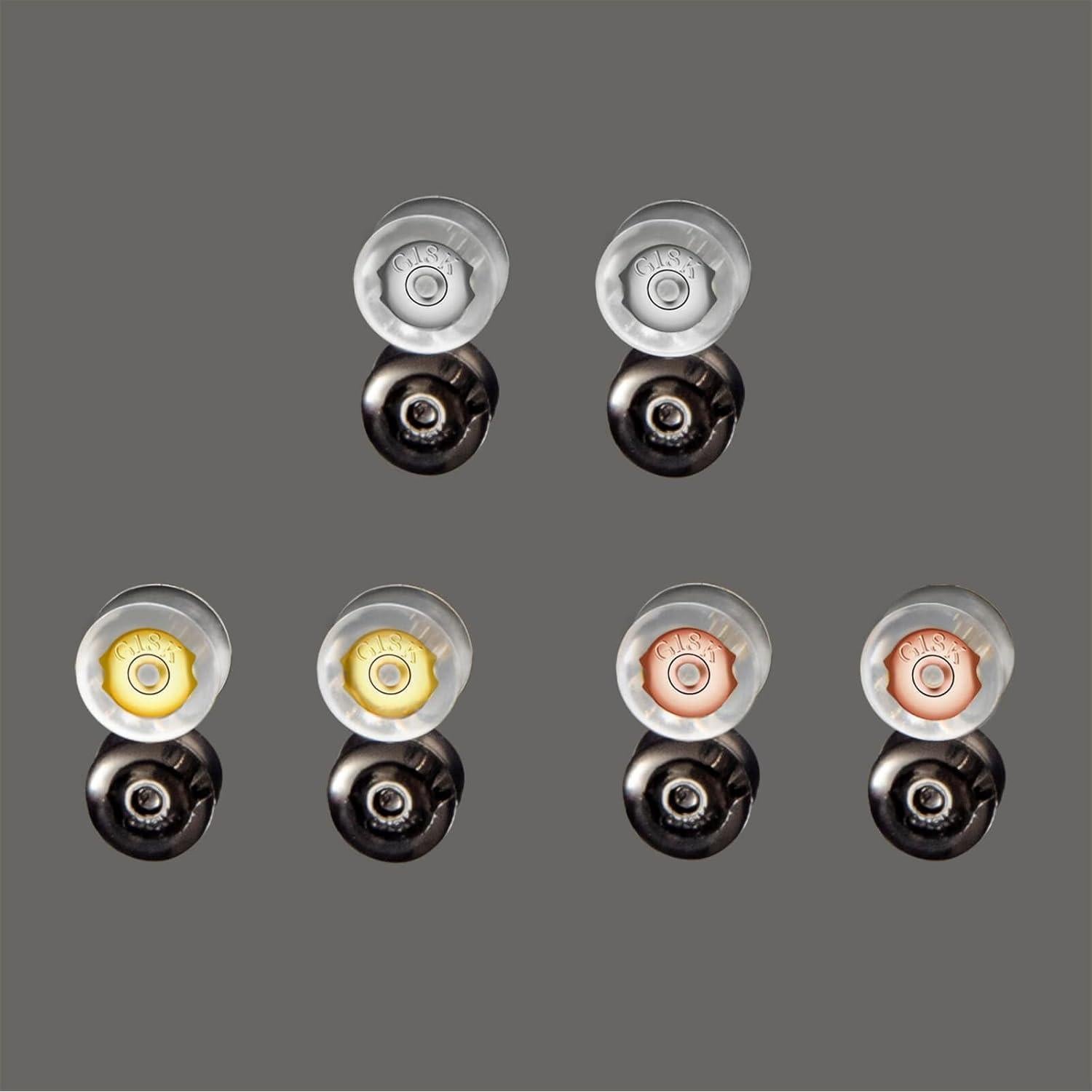 Resortes de Silicona Hipoalergénicos DSOMHZ para Pendientes