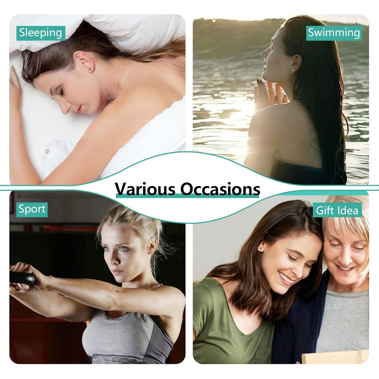 Kit de Perforación de Orejas Novopiercing 24 Pcs Seguro e Indoloro