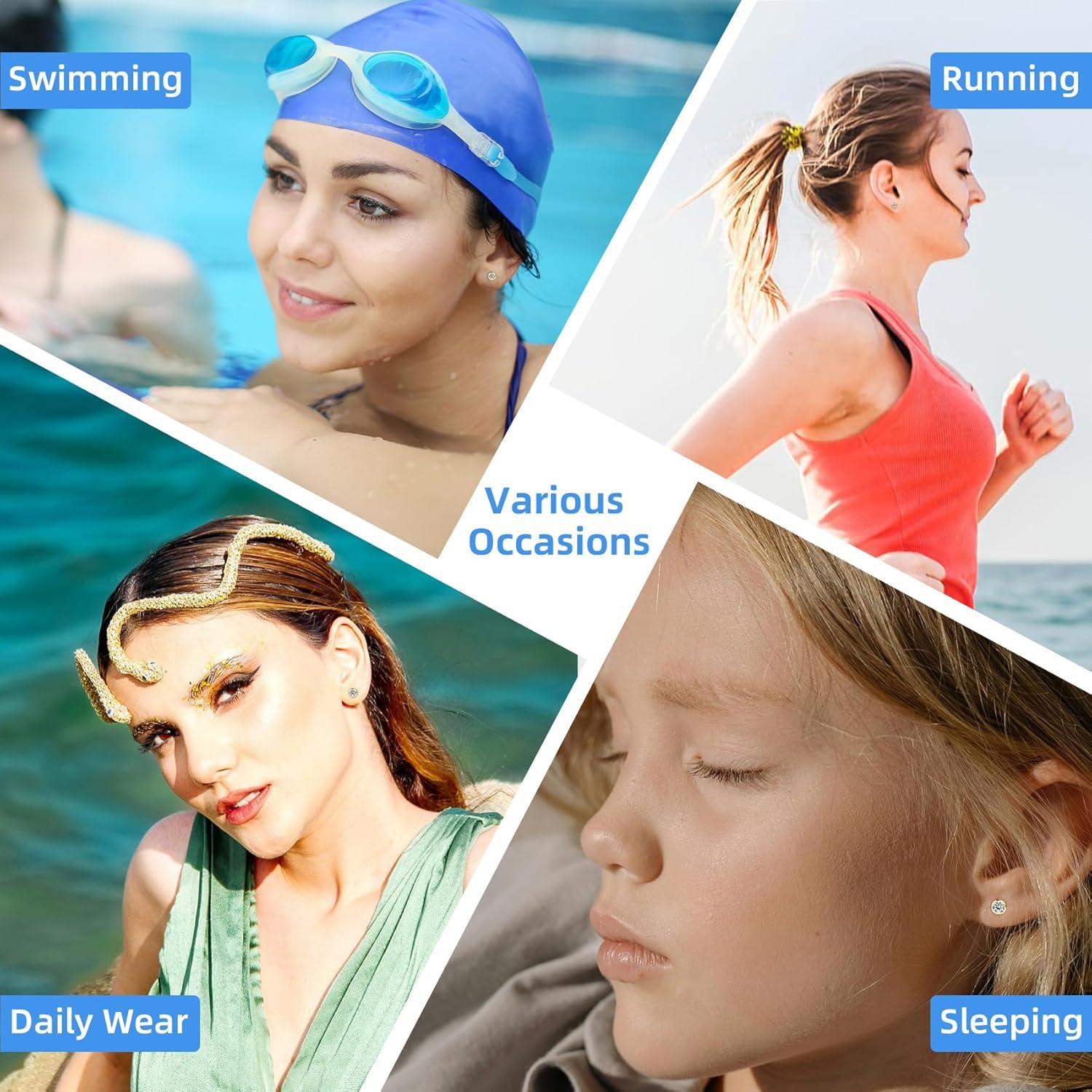 Kit de Piercing de Oreja Novopiercing 24 Piezas - 8 Aretes CZ