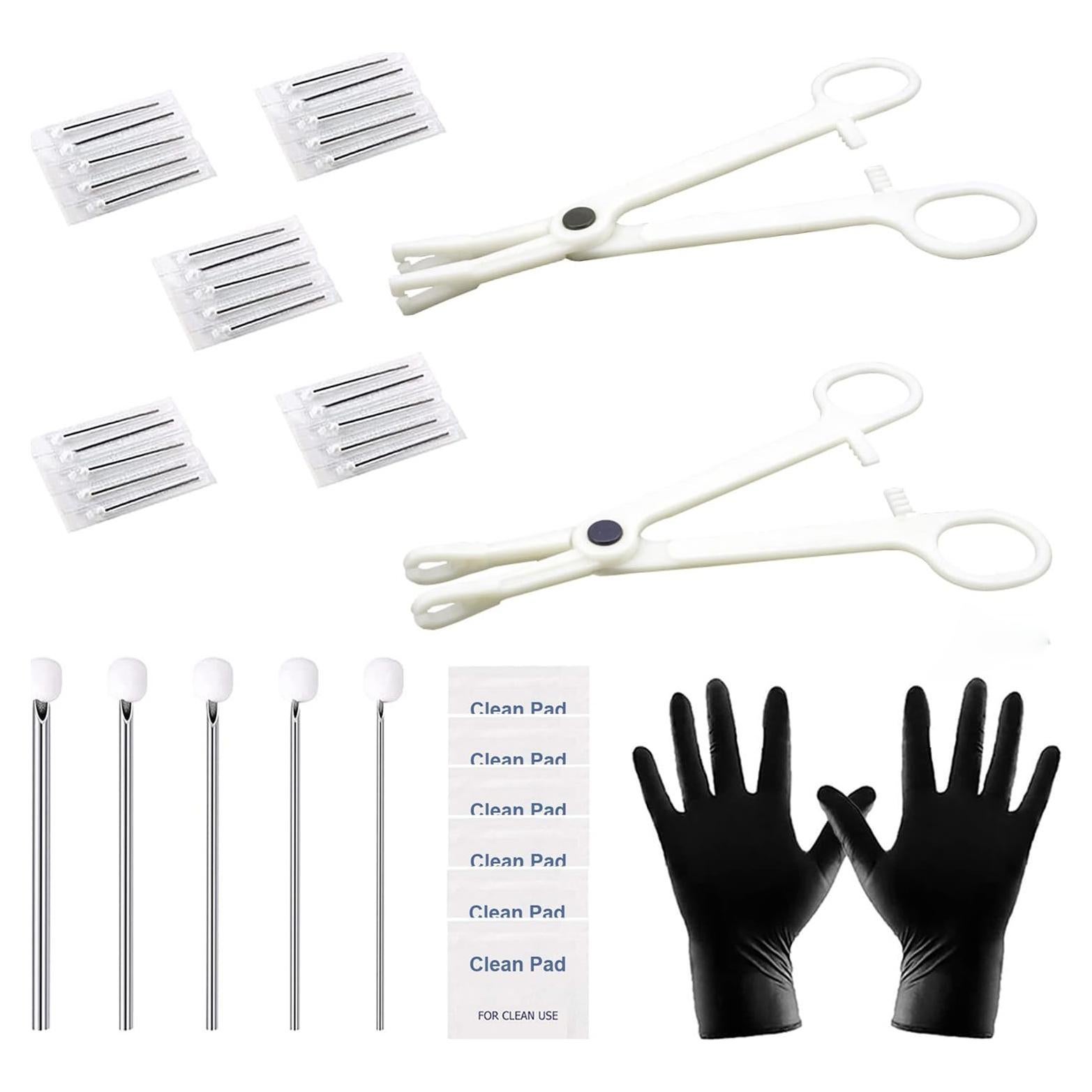 Kit de Piercing Profesional 35 Piezas Lyuxzad Agujas y Herramientas