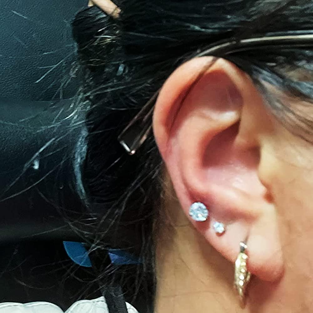 Kit de Perforación de Orejas XUKEKOY 2 Piezas Sin Dolor