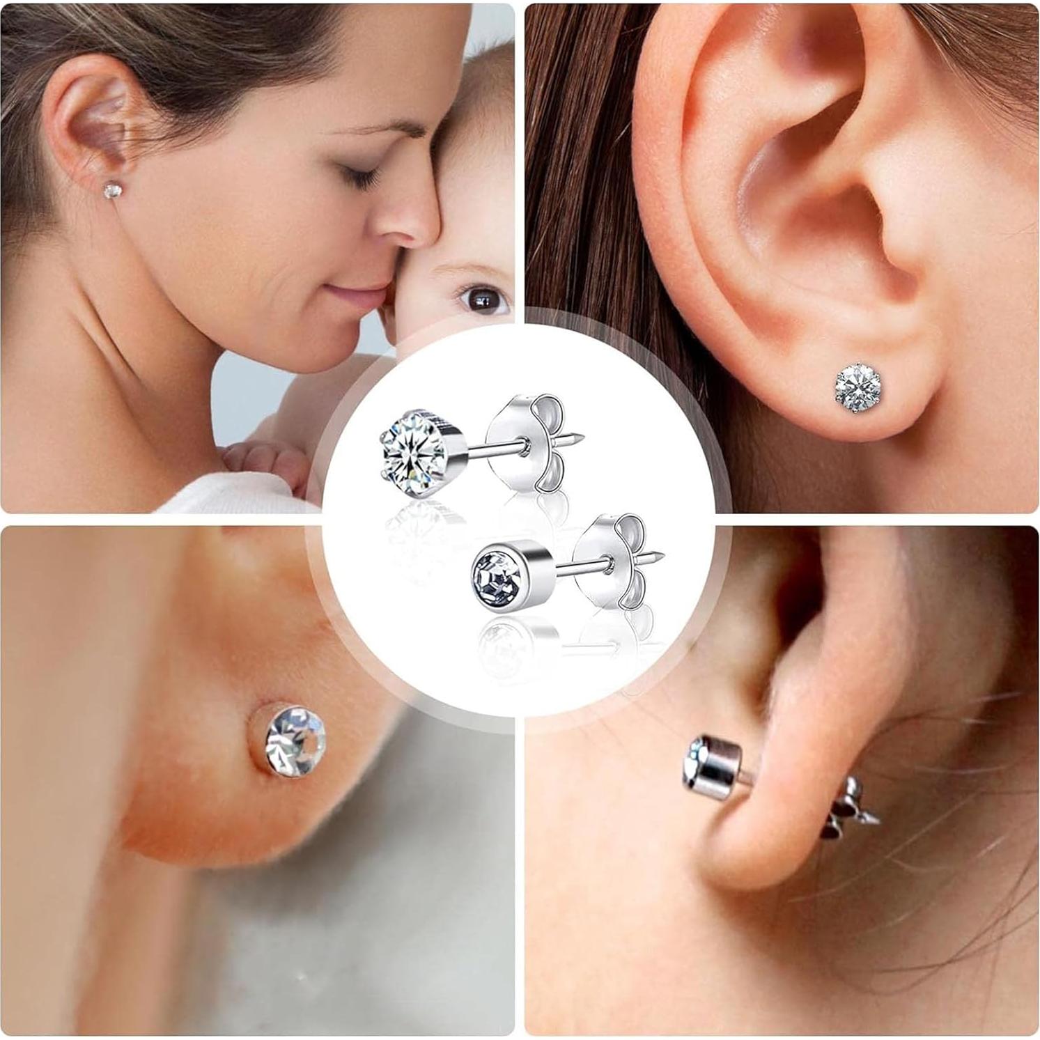 Kit de Perforación de Orejas Lyuxzad 6 Piezas Desechable