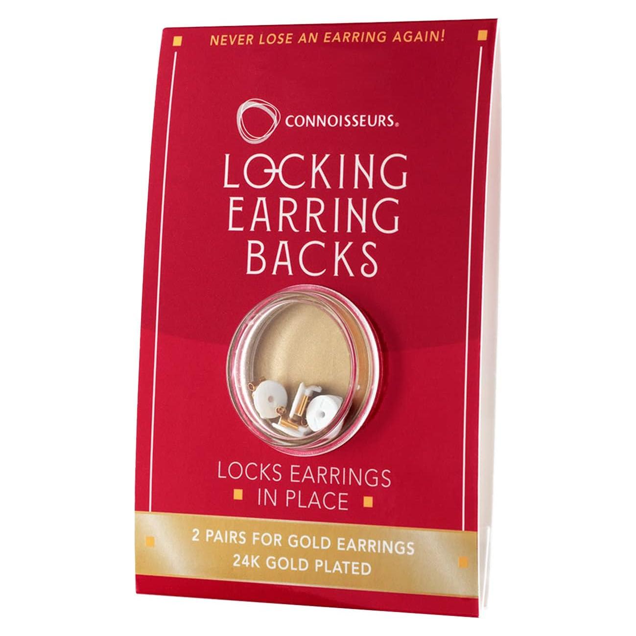 Sujetadores de Pendientes Hipoalergénicos Connoisseurs - Oro 24K