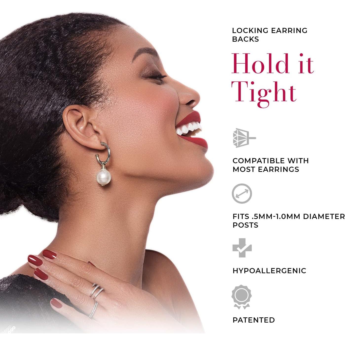 Sujetadores de Pendientes Hipoalergénicos Connoisseurs - Oro 24K