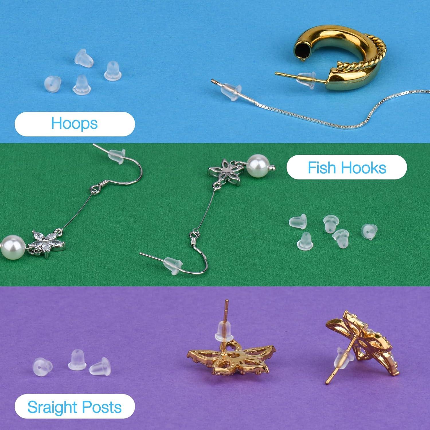 Resortes para Pendientes DSOMHZ - 100 Piezas Hipoalergénicos