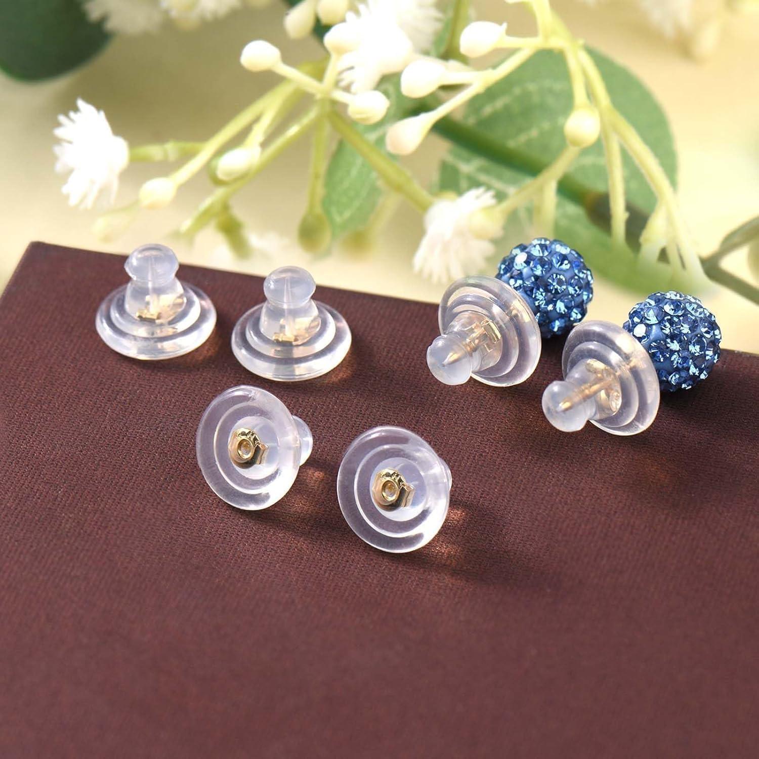 Resortes de Silicona Hipoalergénicos DSOMHZ para Pendientes - 6 Piezas