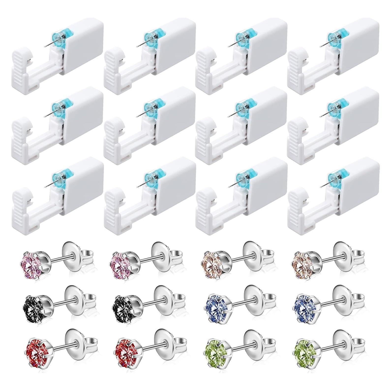 Kit de Perforación de Orejas Desechable Chumia 12 Piezas