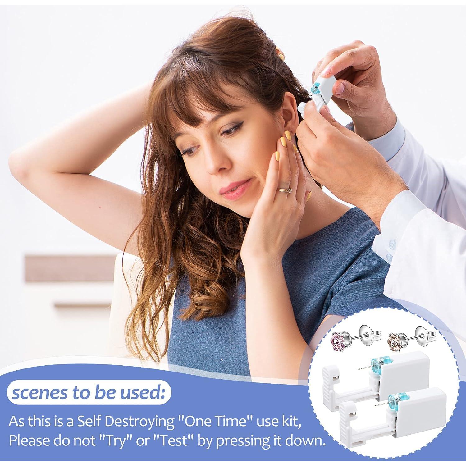 Kit de Perforación de Orejas Desechable Chumia 12 Piezas