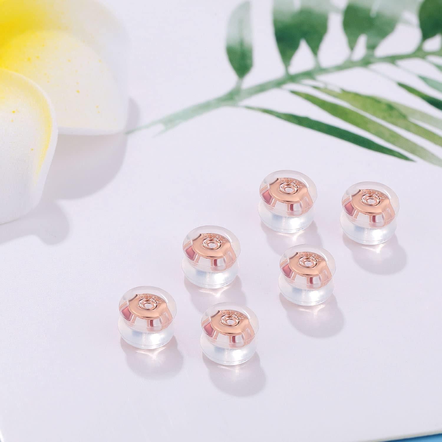 Respaldo de Pendientes Hipoalergénico Kerryjewl 12 Piezas