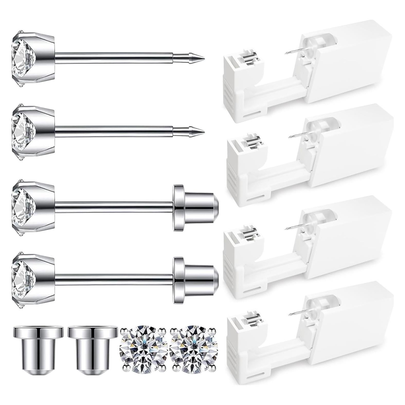 Kit de Perforación de Orejas SugarTang - 4 Puntas Acero Inoxidable